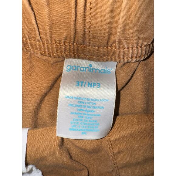 Garanimals Toddler Boy Shorts Bundle, Size 3T (3 pairs) Black, Brown and Blue - Picture 9 of 10